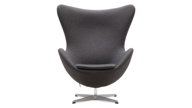The Arne – Dark Gray Wool, Lounge Chair