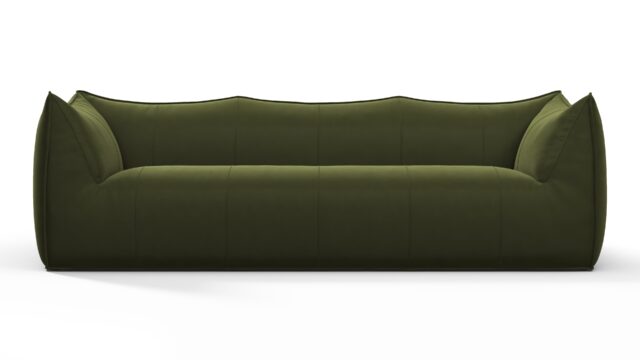 The Bambole – Thyme Luxe Velvet, Three Seater Sofa