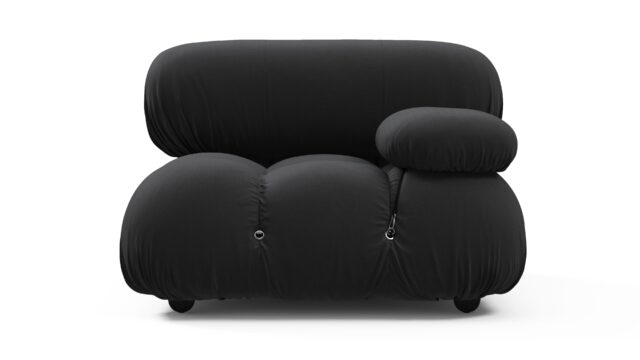 The Bellini Outdoor – Black Performance Weave (Outdoor), Right Arm