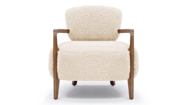 The Cabana – Natural Luxe Sheepskin, Lounge Chair