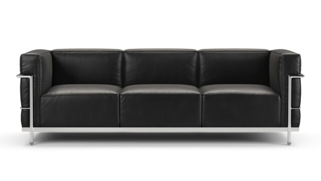 The Corbusier – Midnight Black Premium Leather, Grand Modele