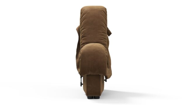The DS 600 – Brown Vegan Suede, Intermediate Sofa Module