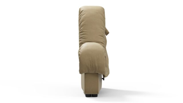 The DS 600 – Beige Vegan Leather, Left End Sofa Module