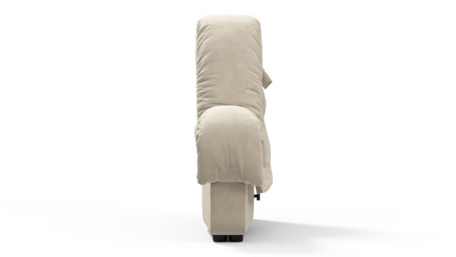 The DS 600 – Eggshell Vegan Suede, Left End Sofa Module