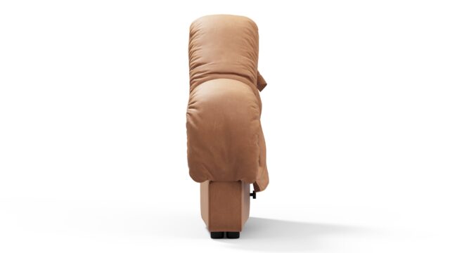 The DS 600 – Tan Vegan Leather, Left End Sofa Module