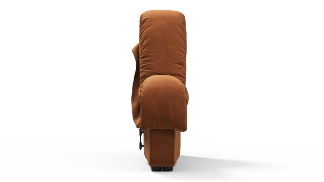 The DS 600 – Burnt Orange Vegan Suede, Right End Sofa Module
