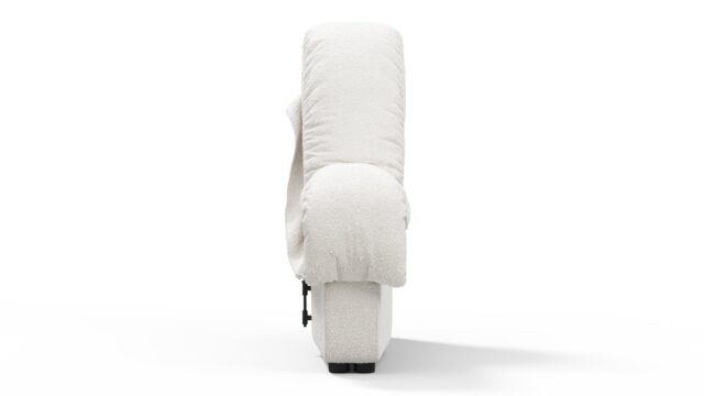 The DS 600 – White Boucle, Right End Sofa Module