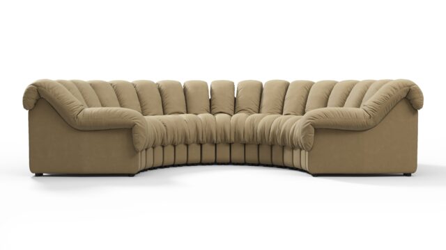 The DS 600 – Beige Vegan Leather, Sectional