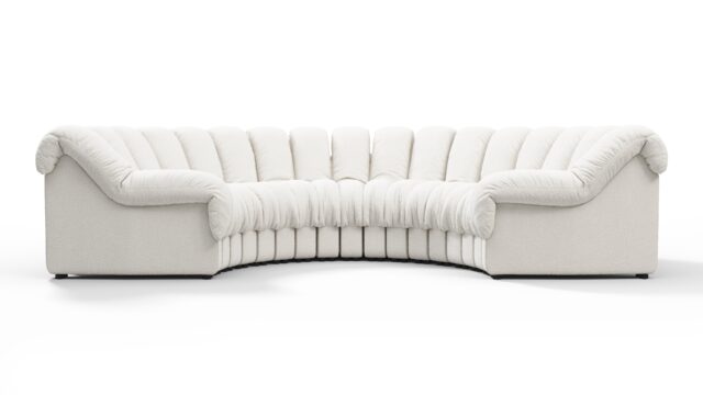 The DS 600 – White Boucle, Sectional