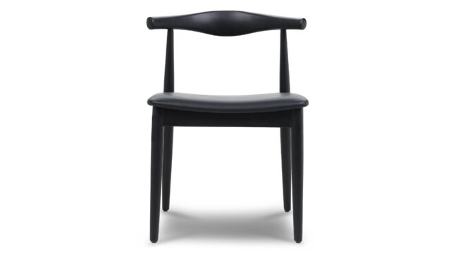 The Elbow – Black, Dining Chair (Wide)