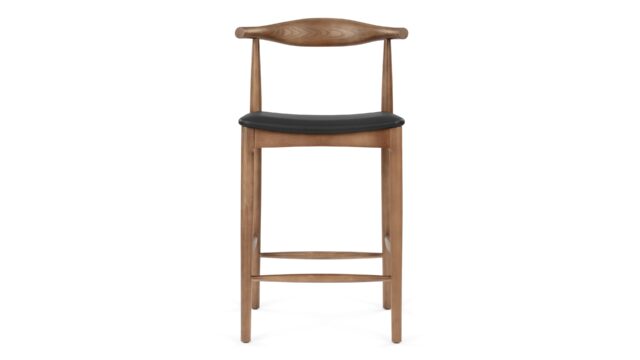 The Elbow – Walnut, Counter Stool
