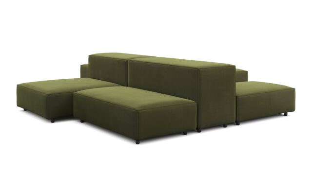 The Extrasoft – Spruce Luxe Velvet, Combination 1 (Left)