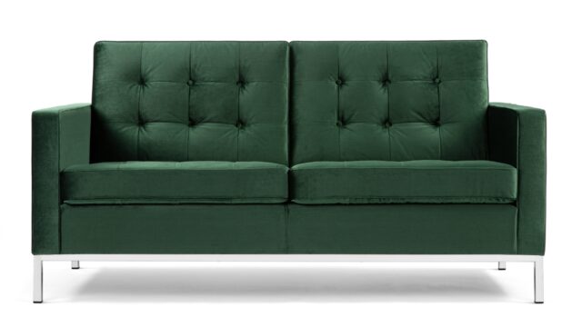 The Florence – Emerald Green Velvet, Two Seater