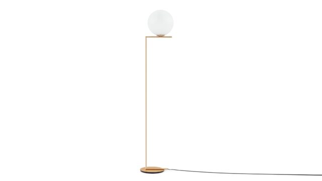 The IC – Brass, Floor Lamp