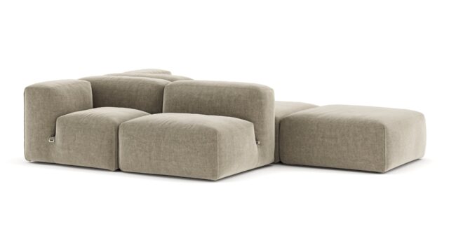 The Le Mura – Beige Gray Chenille, Dual Aspect (Right)
