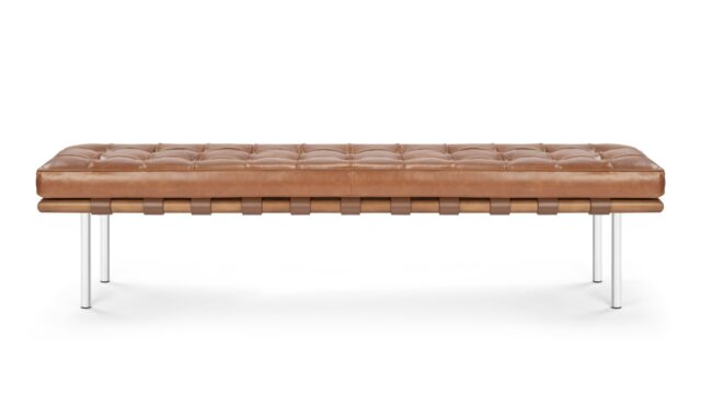 The Manhattan – Tan Premium Leather, Three Seater