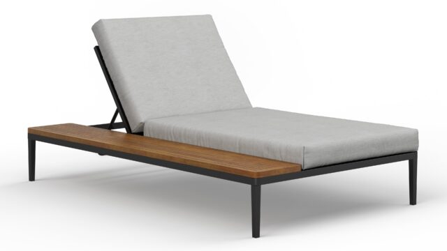 The Marcus – Dove Gray Performance Weave, Lounger