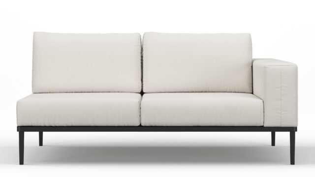 The Marcus – Shell Performance Weave, Two Seater Sofa (Right Arm)
