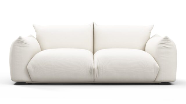 The Marenco Outdoor – Soft White Performance Weave (Outdoor), Two Seater Sofa
