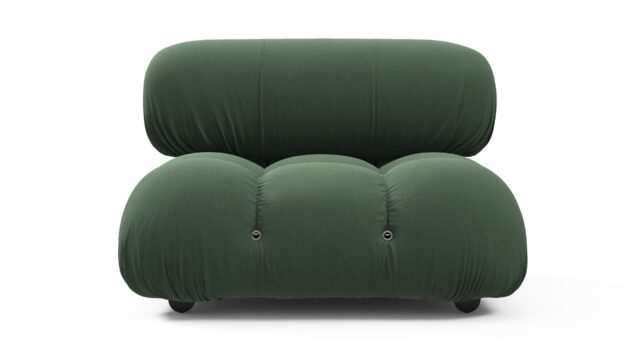 The Bellini – Evergreen Brushed Weave, Armless Module