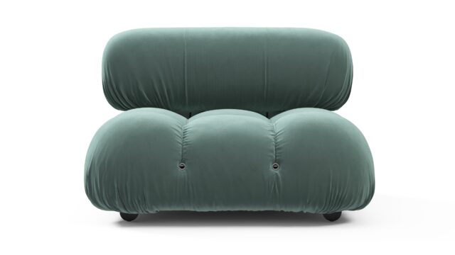 The Bellini – Jadeite Luxe Velvet, Armless Module