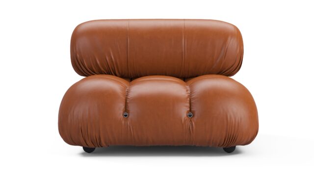 The Bellini – Tan Premium Leather, Armless Module