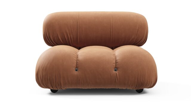 The Bellini – Tan Vegan Leather, Armless Module