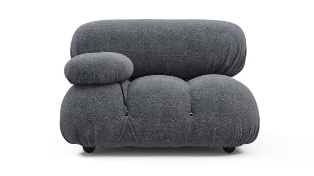 The Bellini – Gray Boucle, Left Arm