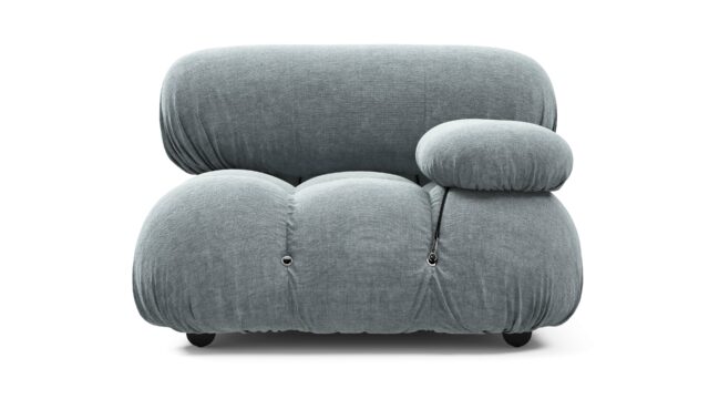 The Bellini Module – Cerulean Chenille, Right Arm