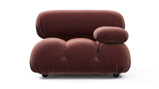 The Bellini – Maroon Velvet, Right Arm