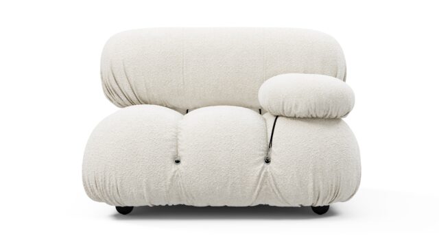 The Bellini – White Boucle, Right Arm