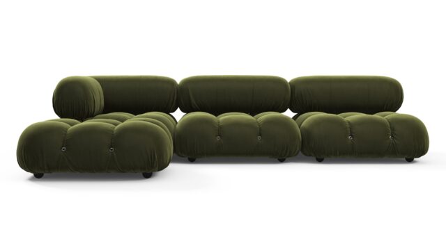 The Bellini – Thyme Luxe Velvet, Sectional (Left Chaise)
