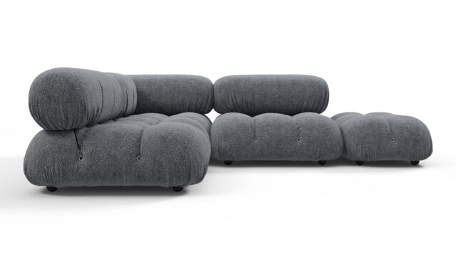 The Bellini – Gray Boucle, Sectional (Small Left Corner)