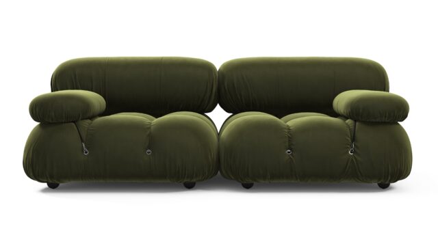 The Bellini – Thyme Luxe Velvet, Two Seater Sofa