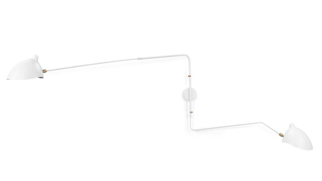 The Mouille – White, 2 Arm Wall Lamp