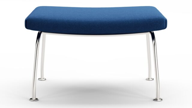 The Oslo – Indigo Blue Wool, Ottoman