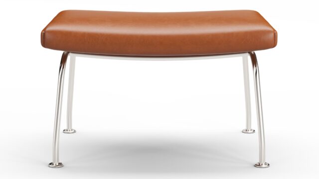 The Oslo – Tan Premium Leather, Ottoman