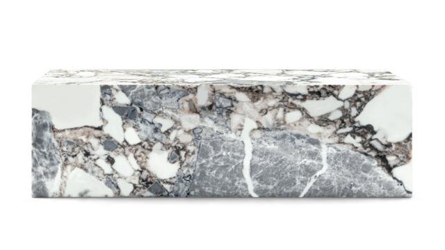 The Plinth – Modellato Marble, Coffee Table