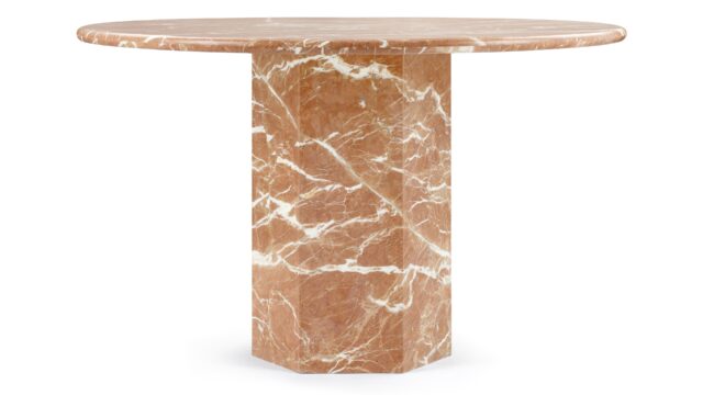 The Saga – Rojo Alicante, 47in Round Dining Table