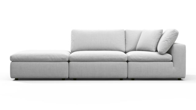 The Sky – Dove Linen, Open End Sofa (Left)
