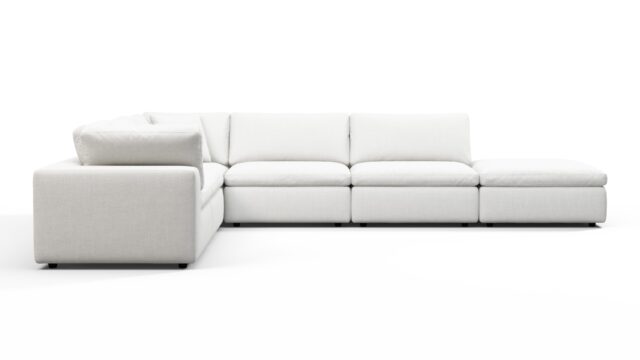 The Sky – White Linen, Sectional (Left Corner)