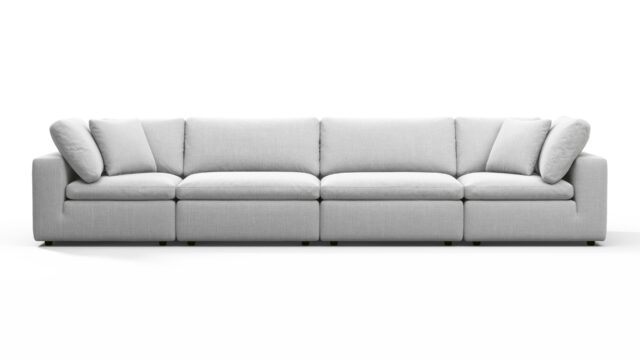 The Sky – Dove Linen, Four Seater Sofa