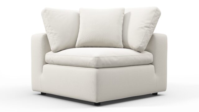 The Sky – Oatmeal Brushed Weave, Corner Module