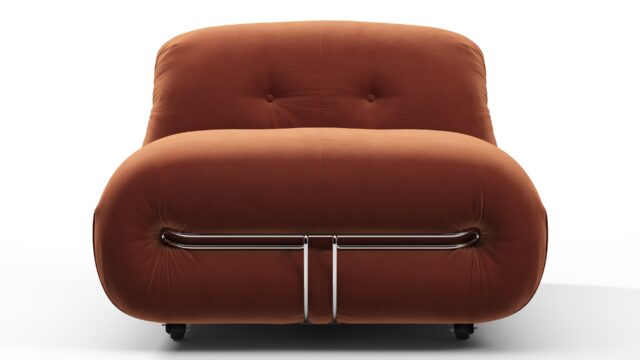 The Soriana – Spice Velvet, Deep Lounge Chair