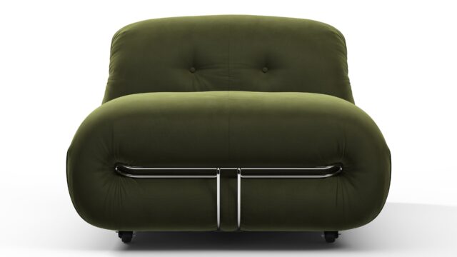 The Soriana – Thyme Luxe Velvet, Deep Lounge Chair