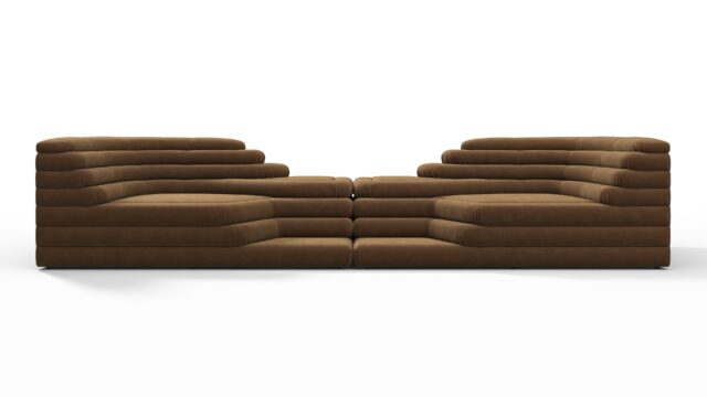 The Terrazza – Brown Vegan Suede, Combination