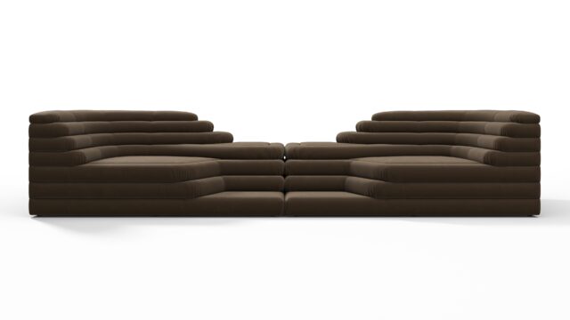 The Terrazza – Distressed Brown Vegan Leather, Combination
