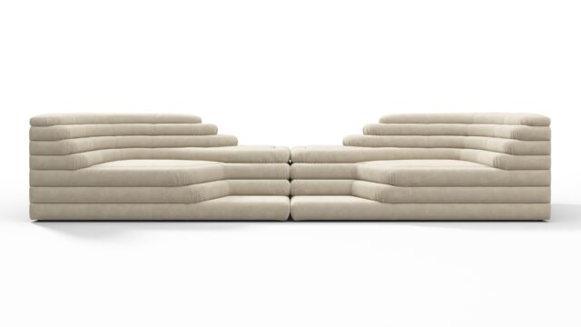 The Terrazza – Eggshell Vegan Suede, Combination