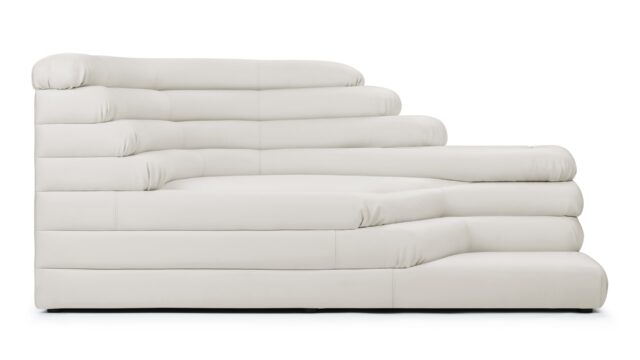 The Terrazza – Cream Vegan Leather, Left Arm