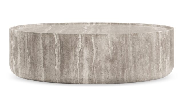 The Toren – Silver Travertine, Coffee Table